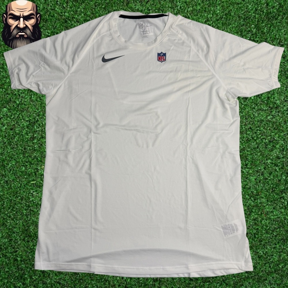 Nike Dri-Fit NFL Team Issued Shirt White CW6317-100 Men's Size 2XL